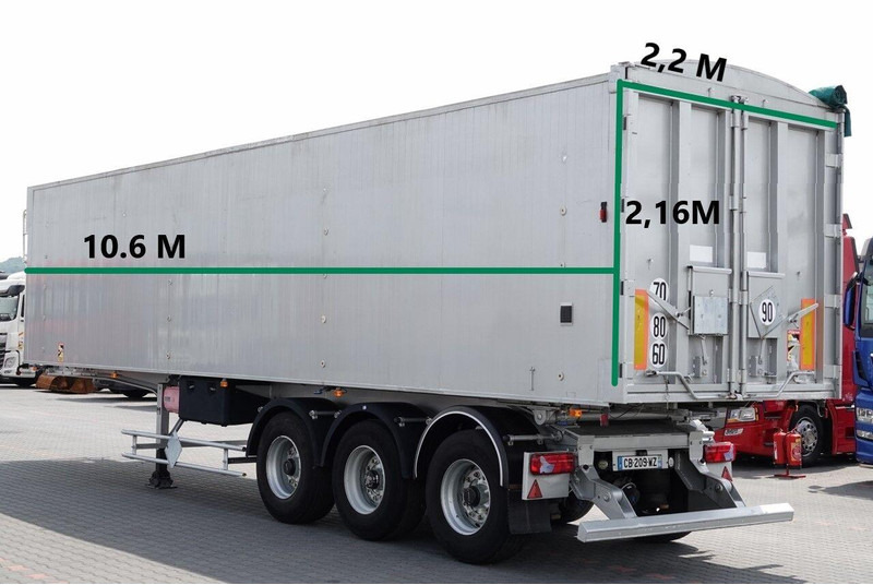 Benalu WYWROTKA 57 m3 / OŚ PODNOSZONA / SPROWADZONA / MAŁO UŻYWANA / S - Tippbil semitrailer: bild 3 Benalu WYWROTKA 57 m3 / OŚ PODNOSZONA / SPROWADZONA / MAŁO UŻYWANA / S - Tippbil semitrailer: bild 3