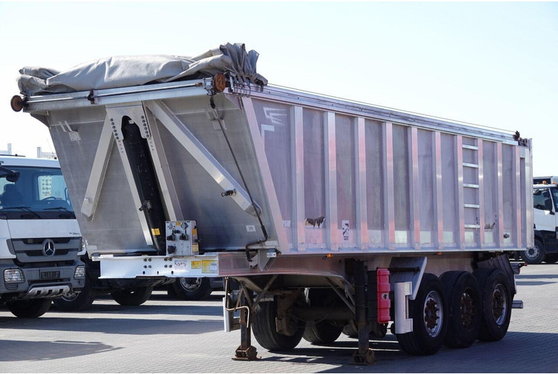 Benalu WYWROTKA ALUMINIOWA 28 M3 / OŚ PODNOSZONA / WAGA 5100 KG - Tippbil semitrailer: bild 2 Benalu WYWROTKA ALUMINIOWA 28 M3 / OŚ PODNOSZONA / WAGA 5100 KG - Tippbil semitrailer: bild 2