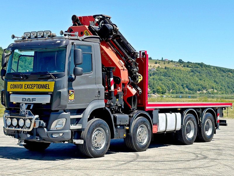 DAF CF 410 * PK 53002 - SH E/JIB PJ 125 E + FUNK*8x4 - Flakbil, Kranbil: bild 4 DAF CF 410 * PK 53002 - SH E/JIB PJ 125 E + FUNK*8x4 - Flakbil, Kranbil: bild 4