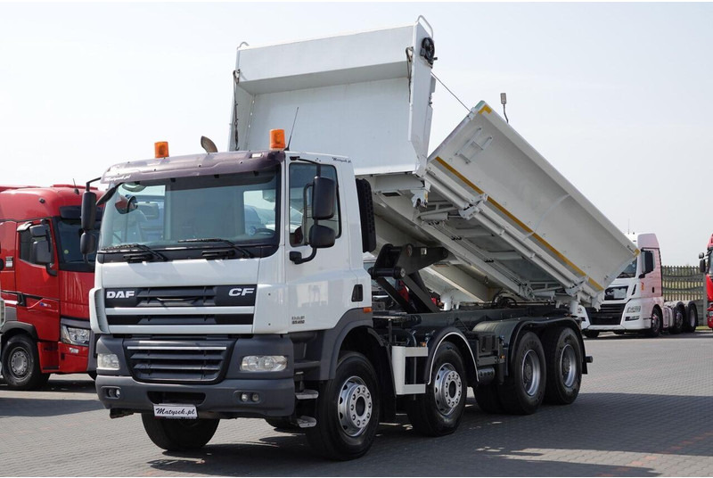 DAF CF 85.410 / 8X4 / WYWROTKA 2 STR / BORDMATIC / HYDROBURTA / SPRO - Tippbil lastbil: bild 1 DAF CF 85.410 / 8X4 / WYWROTKA 2 STR / BORDMATIC / HYDROBURTA / SPRO - Tippbil lastbil: bild 1