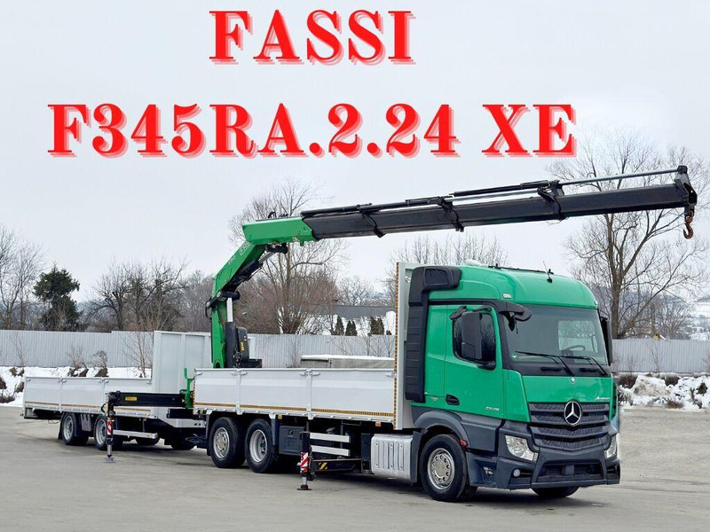 Mercedes-Benz ACTROS 2645 * FASSI F345.24 XE + FUNK + Anhänger - Dragbil: bild 1 Mercedes-Benz ACTROS 2645 * FASSI F345.24 XE + FUNK + Anhänger - Dragbil: bild 1