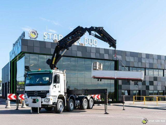 Mercedes-Benz MERCEDES BENZ ACTROS 4144 8x4 PALFINGER PK 85002 - Dragbil: bild 1 Mercedes-Benz MERCEDES BENZ ACTROS 4144 8x4 PALFINGER PK 85002 - Dragbil: bild 1