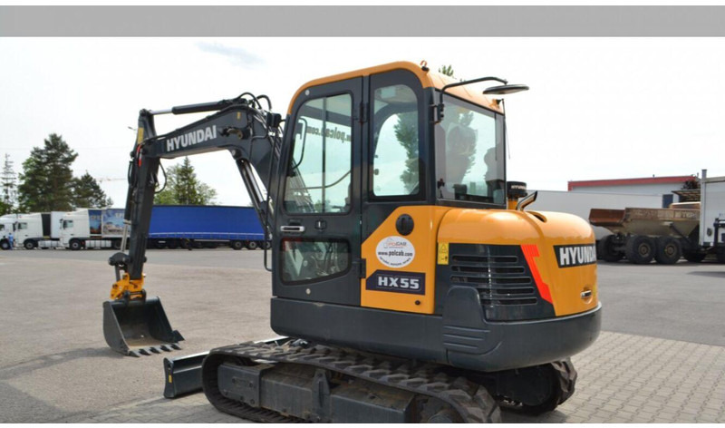 Hyundai HX55 Bager - Minigrävmaskin: bild 1 Hyundai HX55 Bager - Minigrävmaskin: bild 1