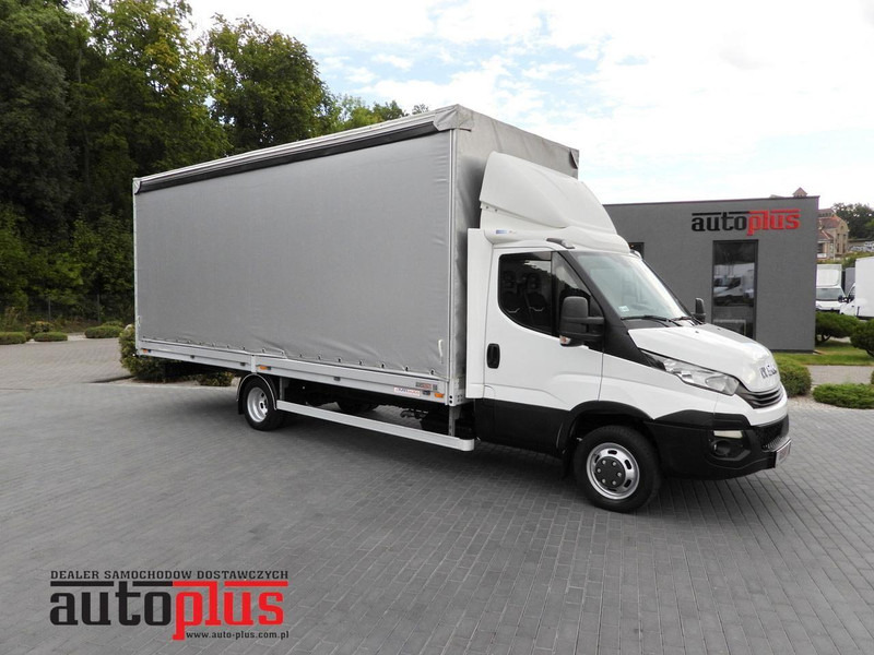 Iveco DAILY 50C15 PLANDEKA 12 PALET TEMPOMAT BLIŹNIACZE KOŁA KLIMATYZA - Transportbil med kapell: bild 1 Iveco DAILY 50C15 PLANDEKA 12 PALET TEMPOMAT BLIŹNIACZE KOŁA KLIMATYZA - Transportbil med kapell: bild 1