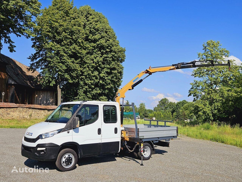 Iveco Daily 35c-15 Doka flatbed + crane Effer - Transportbil med flak, Dubbelhytt transportbil: bild 4 Iveco Daily 35c-15 Doka flatbed + crane Effer - Transportbil med flak, Dubbelhytt transportbil: bild 4