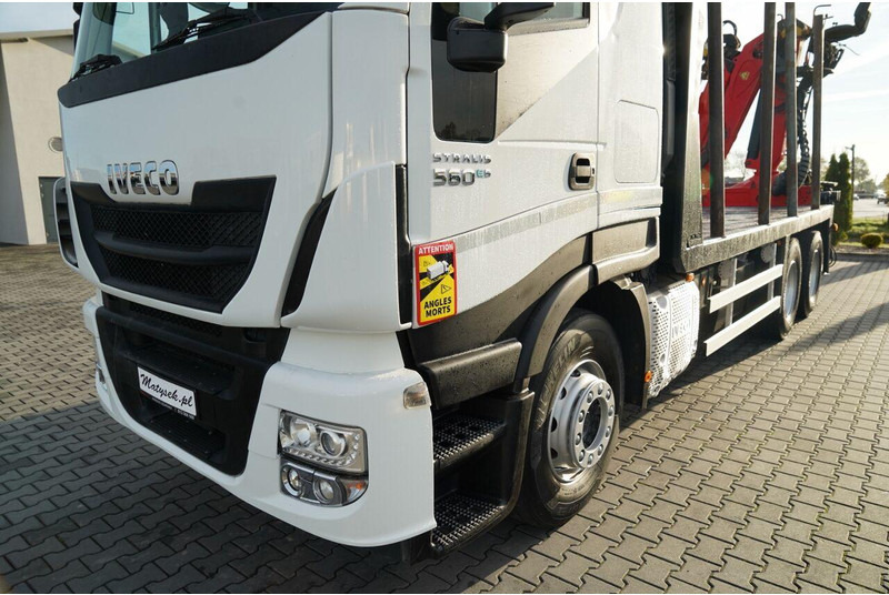 Timmerbil, Kranbil för transportering trä Iveco STRALIS 560 / 6X4 / DO DREWNA / DO DRZEWA / DO LASU / HDS PALFIN: bild 15 Timmerbil, Kranbil för transportering trä Iveco STRALIS 560 / 6X4 / DO DREWNA / DO DRZEWA / DO LASU / HDS PALFIN: bild 15