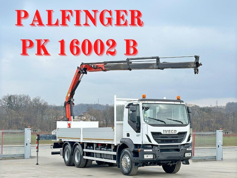 Iveco TRAKKER 360 * PRITSCHE 6,80* PK 16002 B+FUNK*6x4 - Flakbil, Kranbil: bild 1 Iveco TRAKKER 360 * PRITSCHE 6,80* PK 16002 B+FUNK*6x4 - Flakbil, Kranbil: bild 1