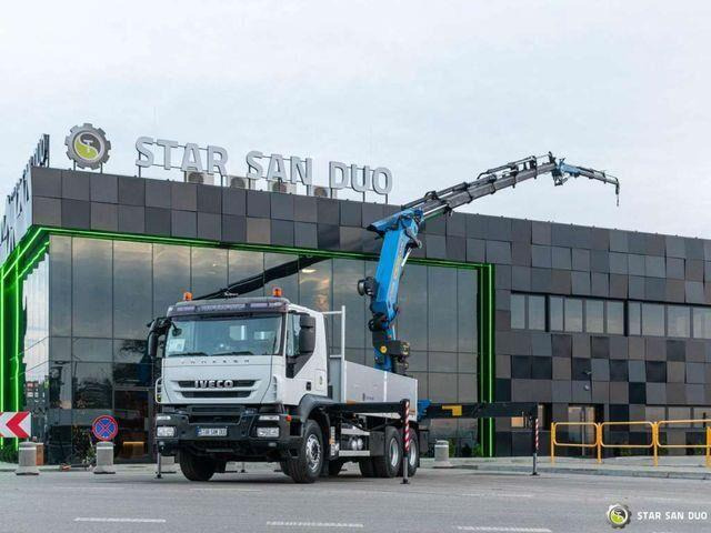 Iveco TRAKKER 410 6x4 PALFINGER PK 36002 Fly Jib Cran - Flakbil, Kranbil: bild 1 Iveco TRAKKER 410 6x4 PALFINGER PK 36002 Fly Jib Cran - Flakbil, Kranbil: bild 1