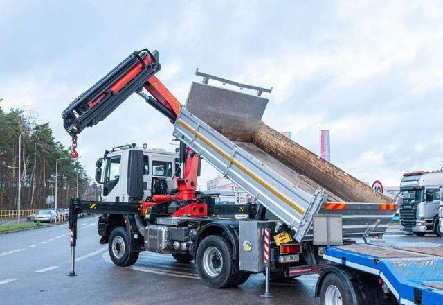 Iveco TRAKKER 450 4x4 PALFINGER PK 23001 EH Crane Kra - Tippbil lastbil, Kranbil: bild 4 Iveco TRAKKER 450 4x4 PALFINGER PK 23001 EH Crane Kra - Tippbil lastbil, Kranbil: bild 4