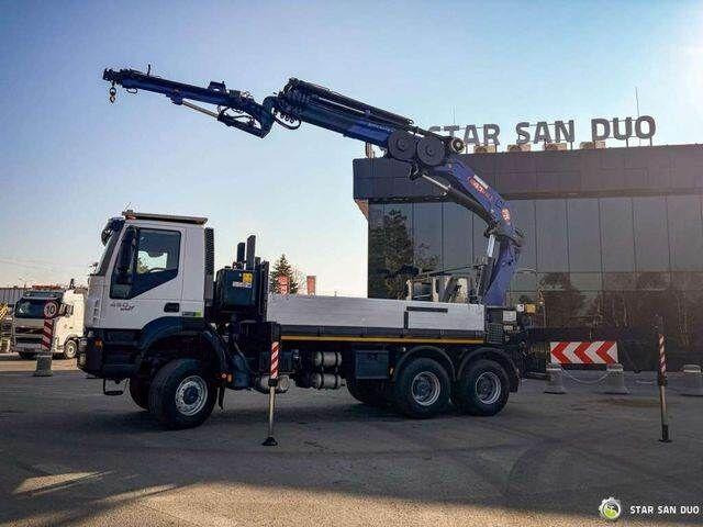 Iveco TRAKKER 450 6x6 PM41S FLY JIB Crane Kipper - Flakbil, Kranbil: bild 5 Iveco TRAKKER 450 6x6 PM41S FLY JIB Crane Kipper - Flakbil, Kranbil: bild 5