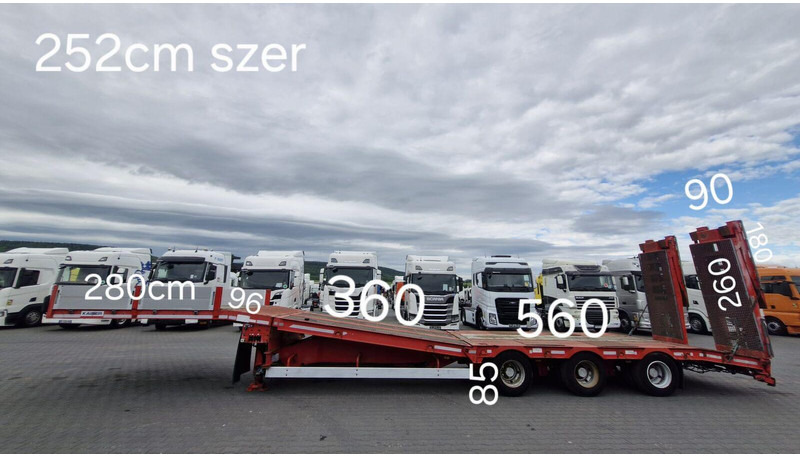 Kaiser S450 / NACZEPA LAWETA / NISKOPODWOZIE / PODEST HYDRAULICZNY / NA - Låg lastare semitrailer: bild 2 Kaiser S450 / NACZEPA LAWETA / NISKOPODWOZIE / PODEST HYDRAULICZNY / NA - Låg lastare semitrailer: bild 2