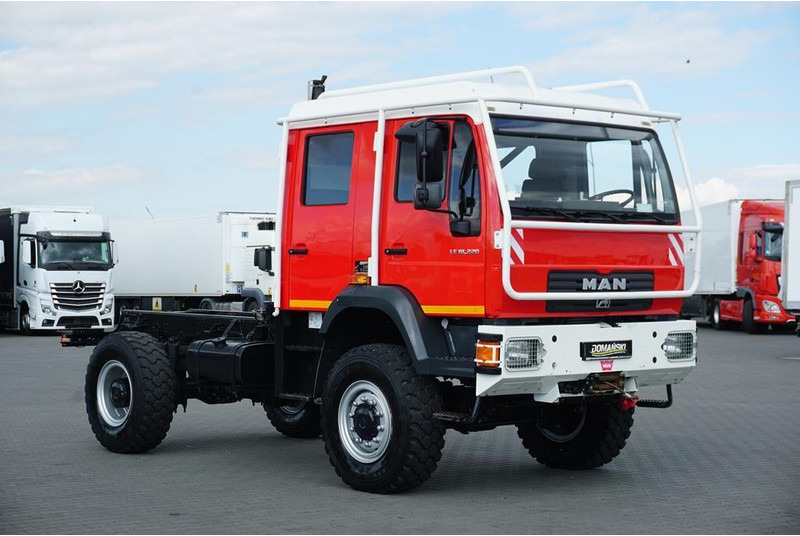 MAN LE 220 / 4 X 4 / DOKA / DO ZABUDOWY / KAMPER - Chassi lastbil: bild 1 MAN LE 220 / 4 X 4 / DOKA / DO ZABUDOWY / KAMPER - Chassi lastbil: bild 1
