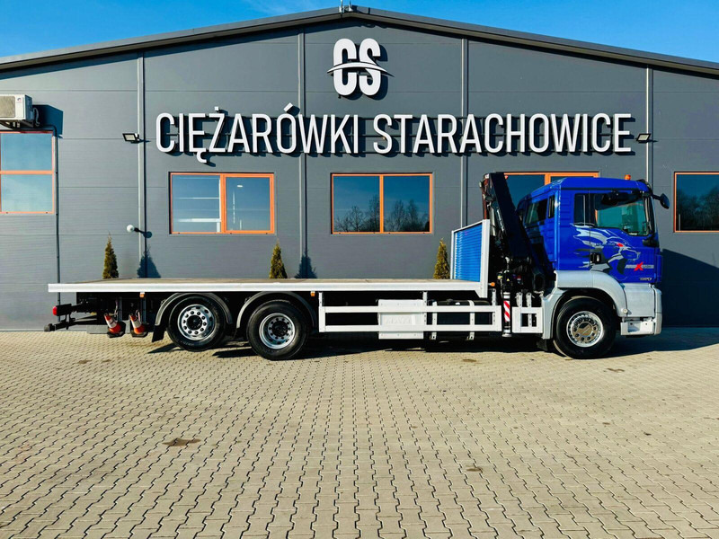 MAN MAN TGS 26.360 // E6 // 6x2 // platforma laweta 7,2m z HDs HMF 1 - Flakbil, Kranbil: bild 5 MAN MAN TGS 26.360 // E6 // 6x2 // platforma laweta 7,2m z HDs HMF 1 - Flakbil, Kranbil: bild 5