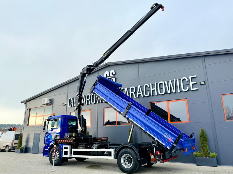 MAN TGM 18.250 wywrotka 3 - stronna + żuraw HDS HMF - Tippbil lastbil, Kranbil: bild 3 MAN TGM 18.250 wywrotka 3 - stronna + żuraw HDS HMF - Tippbil lastbil, Kranbil: bild 3