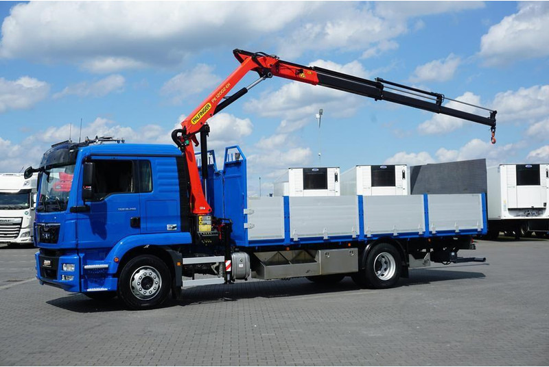 MAN TGM / 18.290 / SKRZYNIOWY + HDS + WINDA / PALFINGER PK 12002 / - Flakbil, Kranbil: bild 3 MAN TGM / 18.290 / SKRZYNIOWY + HDS + WINDA / PALFINGER PK 12002 / - Flakbil, Kranbil: bild 3