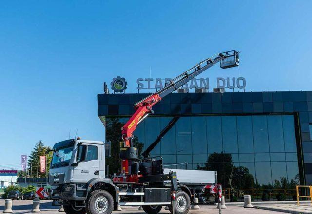 MAN TGM 18.320 4x4 PALFINGER PK 27002 Basket NEW ! - Flakbil, Kranbil: bild 1 MAN TGM 18.320 4x4 PALFINGER PK 27002 Basket NEW ! - Flakbil, Kranbil: bild 1