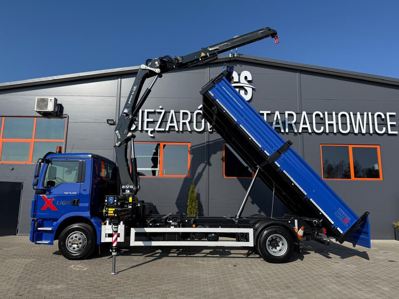 MAN TGM TGL 15.250 / E6 / wywrotka 3-S + HMF żuraw z pilotem / H - Tippbil lastbil, Kranbil: bild 2 MAN TGM TGL 15.250 / E6 / wywrotka 3-S + HMF żuraw z pilotem / H - Tippbil lastbil, Kranbil: bild 2