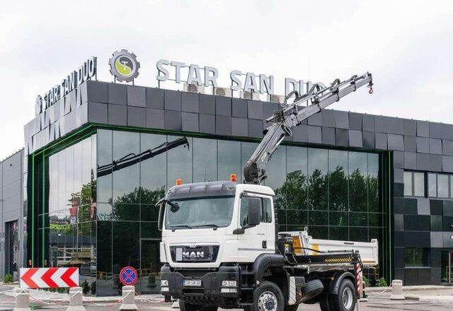 MAN TGS 18.360 4x4 HIAB 144 E-4 Crane Kipper - Tippbil lastbil, Kranbil: bild 3 MAN TGS 18.360 4x4 HIAB 144 E-4 Crane Kipper - Tippbil lastbil, Kranbil: bild 3