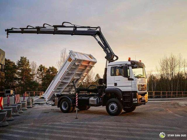 MAN TGS 18.360 4x4 HIAB 144 E-4 Crane Kipper - Tippbil lastbil, Kranbil: bild 3 MAN TGS 18.360 4x4 HIAB 144 E-4 Crane Kipper - Tippbil lastbil, Kranbil: bild 3