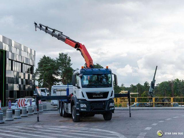 MAN TGS 26.400 6x6 PALFINGER PK 33002 EH Crane Kran - Flakbil, Kranbil: bild 3 MAN TGS 26.400 6x6 PALFINGER PK 33002 EH Crane Kran - Flakbil, Kranbil: bild 3