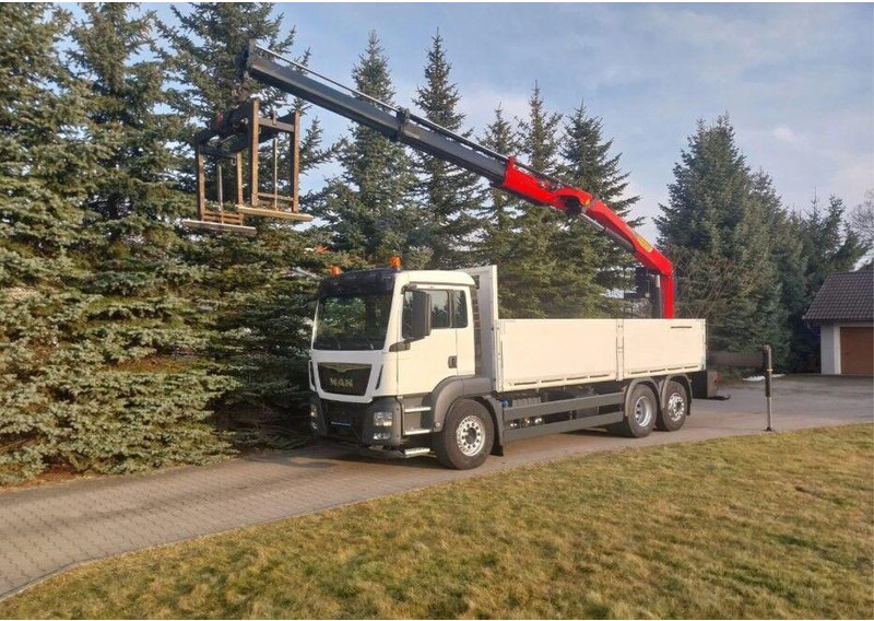 MAN TGS 26.400 Crane Palfinger PK 23001L - Flakbil, Kranbil: bild 1 MAN TGS 26.400 Crane Palfinger PK 23001L - Flakbil, Kranbil: bild 1