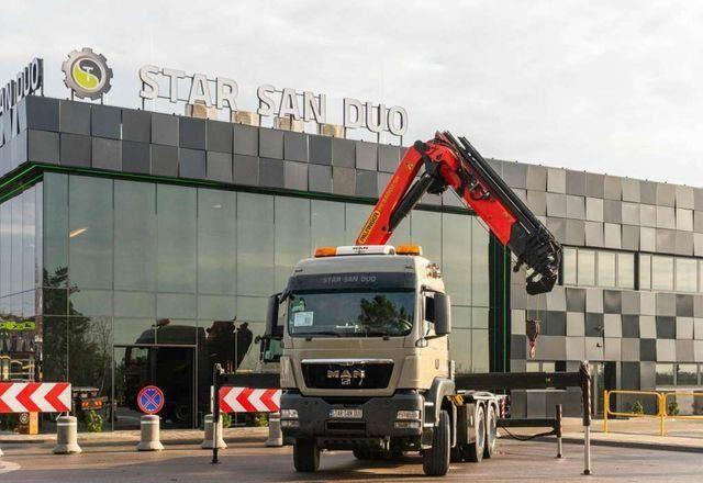 MAN TGS 26.480 6x6 PALFINGER PK 34002 SH Crane Winc - Flakbil, Kranbil: bild 4 MAN TGS 26.480 6x6 PALFINGER PK 34002 SH Crane Winc - Flakbil, Kranbil: bild 4