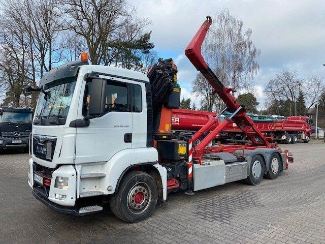 MAN TGS 26.480 - Lastväxlare lastbil, Kranbil: bild 1 MAN TGS 26.480 - Lastväxlare lastbil, Kranbil: bild 1