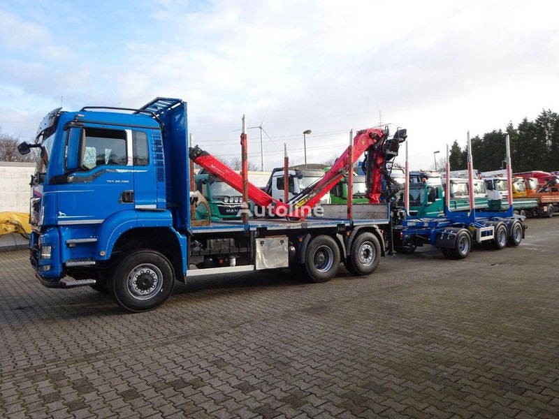 MAN TGS 28.500 6x4 Log truck + Crane Epsilon + Trailer - Timmerbil, Kranbil: bild 3 MAN TGS 28.500 6x4 Log truck + Crane Epsilon + Trailer - Timmerbil, Kranbil: bild 3