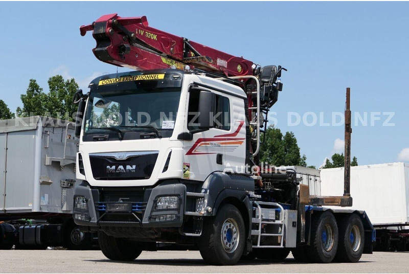 MAN TGS 33.500 - Timper truck+crane - Timmerbil, Kranbil: bild 1 MAN TGS 33.500 - Timper truck+crane - Timmerbil, Kranbil: bild 1