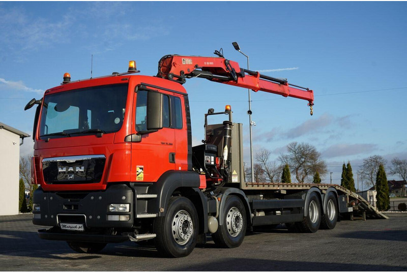 MAN TGS 35.360 / 8x2-4 / LAWETA + HDS HIAB 166 E-2 / 4 OSIOWY / NAJ - Bärgningsbil: bild 1 MAN TGS 35.360 / 8x2-4 / LAWETA + HDS HIAB 166 E-2 / 4 OSIOWY / NAJ - Bärgningsbil: bild 1