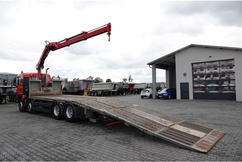 MAN TGS 35.360 / 8x2-4 / LAWETA + HDS HIAB 166 E-2 / OŚ PODNOSZONA / - Bärgningsbil: bild 4 MAN TGS 35.360 / 8x2-4 / LAWETA + HDS HIAB 166 E-2 / OŚ PODNOSZONA / - Bärgningsbil: bild 4
