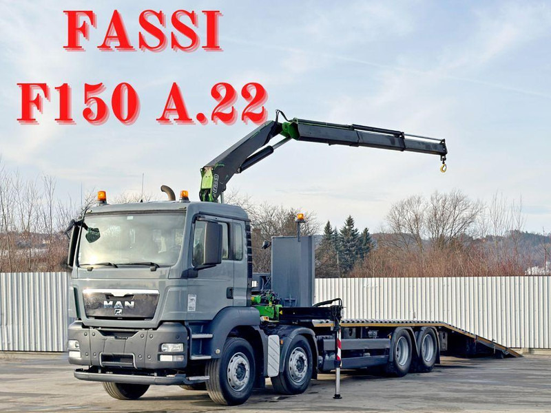 MAN TGS 35.360 * FASSI F150 A.22 + FUNK* TOPZUSTAND - Bärgningsbil: bild 1 MAN TGS 35.360 * FASSI F150 A.22 + FUNK* TOPZUSTAND - Bärgningsbil: bild 1