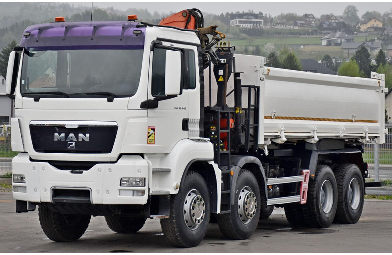 MAN TGS 35.440 * KIPPER 5,80m + KRAN * TOPZUSTAND - Tippbil lastbil, Kranbil: bild 5 MAN TGS 35.440 * KIPPER 5,80m + KRAN * TOPZUSTAND - Tippbil lastbil, Kranbil: bild 5