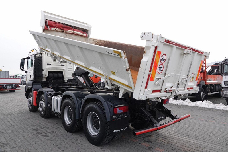 MAN TGS 35.480 / 8x4 / WYWROTKA / BORDMATIC / HYDROBURTA / OPONY 100 - Tippbil lastbil: bild 2 MAN TGS 35.480 / 8x4 / WYWROTKA / BORDMATIC / HYDROBURTA / OPONY 100 - Tippbil lastbil: bild 2