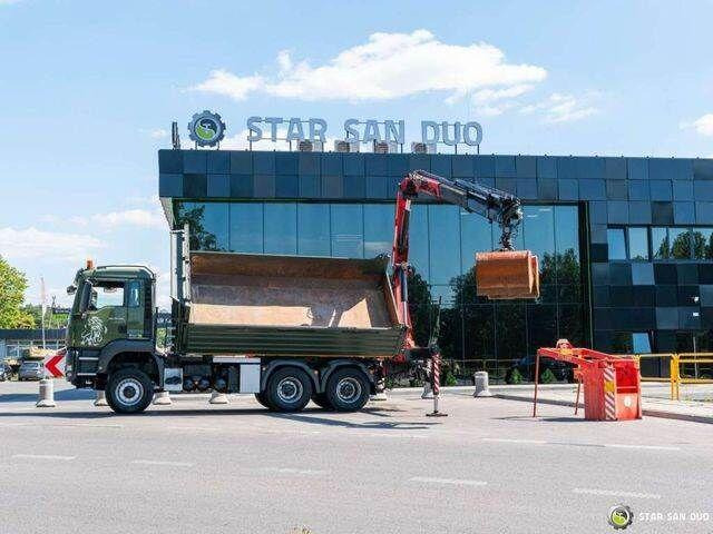 MAN TGS 35.480 PALFINGER PK 20002 HDS Grapple Tippe - Tippbil lastbil, Kranbil: bild 1 MAN TGS 35.480 PALFINGER PK 20002 HDS Grapple Tippe - Tippbil lastbil, Kranbil: bild 1