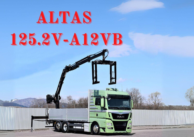 MAN TGX 26.440 Pritsche 6,60 m* ATLAS 125.2V-A12VB - Flakbil, Kranbil: bild 1 MAN TGX 26.440 Pritsche 6,60 m* ATLAS 125.2V-A12VB - Flakbil, Kranbil: bild 1