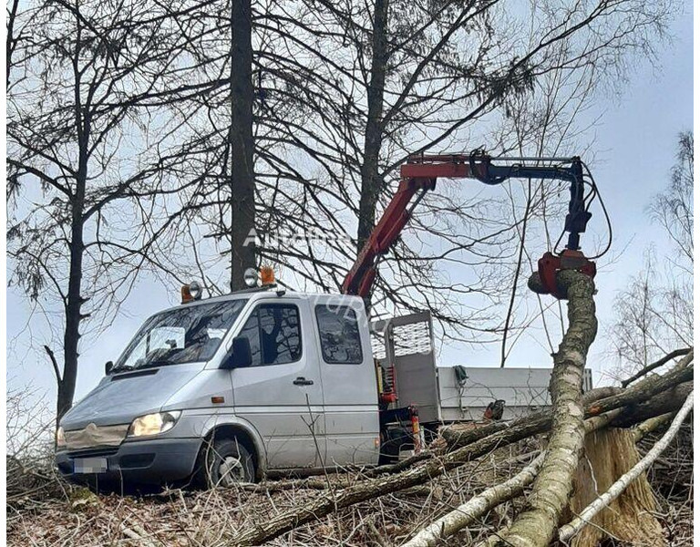 Mercedes-Benz 413 - Doka tipper+crane with gripper - Tippbil lastbil, Kranbil: bild 3 Mercedes-Benz 413 - Doka tipper+crane with gripper - Tippbil lastbil, Kranbil: bild 3