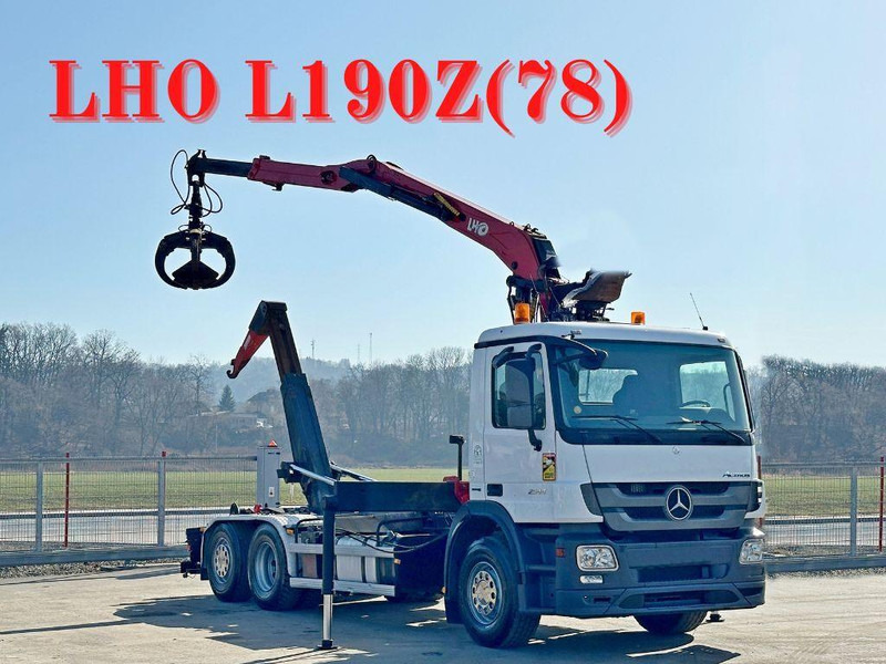 Mercedes-Benz ACTROS 2544 * ABROLLKIPPER * LHO L190Z(78) * TOP - Lastväxlare lastbil, Kranbil: bild 1 Mercedes-Benz ACTROS 2544 * ABROLLKIPPER * LHO L190Z(78) * TOP - Lastväxlare lastbil, Kranbil: bild 1