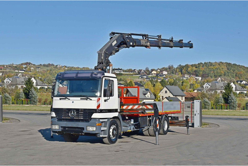 Mercedes-Benz ACTROS 2635 Pritsche - Flakbil, Kranbil: bild 2 Mercedes-Benz ACTROS 2635 Pritsche - Flakbil, Kranbil: bild 2