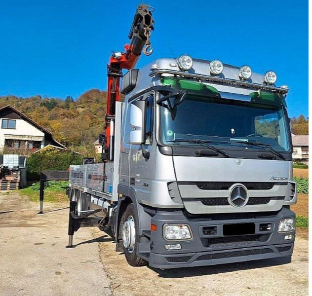 Mercedes-Benz ACTROS 2641 6x2 Crane PALFINGER PK 36002 - Flakbil, Kranbil: bild 2 Mercedes-Benz ACTROS 2641 6x2 Crane PALFINGER PK 36002 - Flakbil, Kranbil: bild 2