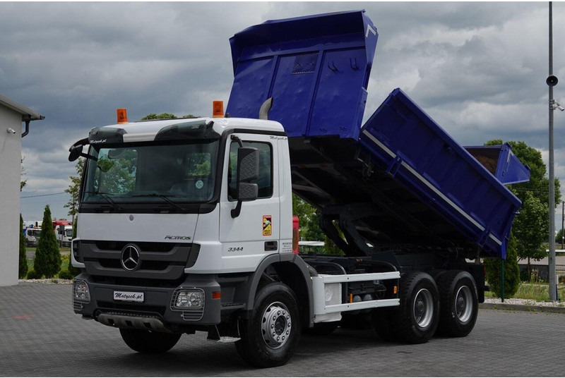 Mercedes-Benz ACTROS 3344 / 6x4 / WYWROTKA 2 STR / BORDMATIC / HYDROBURTA / HY - Tippbil lastbil: bild 2 Mercedes-Benz ACTROS 3344 / 6x4 / WYWROTKA 2 STR / BORDMATIC / HYDROBURTA / HY - Tippbil lastbil: bild 2