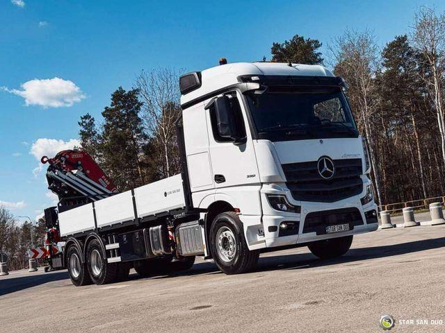 Mercedes-Benz ACTROS 3351 NEW 6x4 Fassi F485 Crane - Flakbil, Kranbil: bild 2 Mercedes-Benz ACTROS 3351 NEW 6x4 Fassi F485 Crane - Flakbil, Kranbil: bild 2