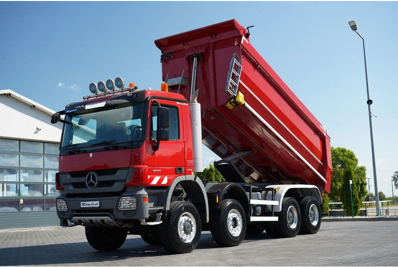 Mercedes-Benz ACTROS 4141 / 8X6 / WYWROTKA TYLNOZSYPOWA / MEILLER KIPPER 5.3M - Tippbil lastbil: bild 1 Mercedes-Benz ACTROS 4141 / 8X6 / WYWROTKA TYLNOZSYPOWA / MEILLER KIPPER 5.3M - Tippbil lastbil: bild 1