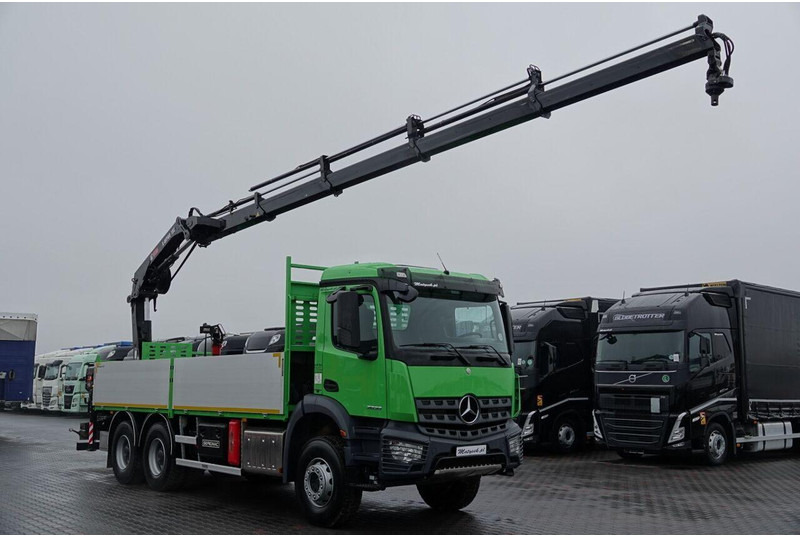 Mercedes-Benz AROCS 2636 / 6x4 / SKRZYNIOWY- 6,5 M / + HDS HIAB 4x wysów: 13 - Flakbil, Kranbil: bild 1 Mercedes-Benz AROCS 2636 / 6x4 / SKRZYNIOWY- 6,5 M / + HDS HIAB 4x wysów: 13 - Flakbil, Kranbil: bild 1