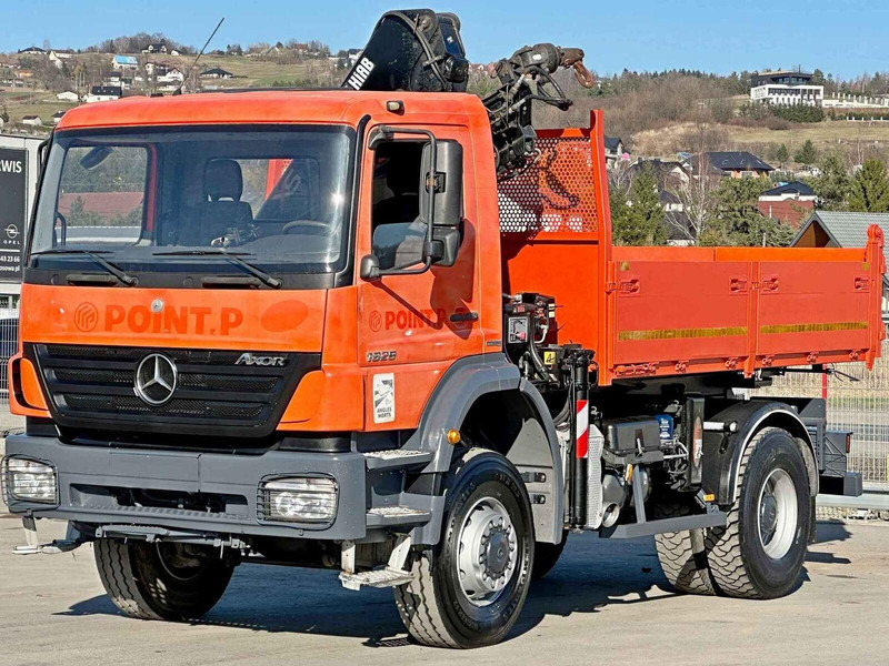 Mercedes-Benz AXOR 1829 * HIAB 1111 HIDUO + FUNK * TOP * 4x4 - Tippbil lastbil, Kranbil: bild 3 Mercedes-Benz AXOR 1829 * HIAB 1111 HIDUO + FUNK * TOP * 4x4 - Tippbil lastbil, Kranbil: bild 3