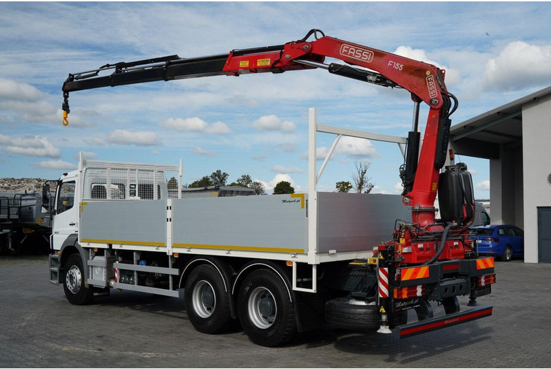 Mercedes-Benz / AXOR 2633 / 6X4 / SKRZYNIOWY - 6,55 M / MOCNA PODŁOGA / HDS FA - Flakbil, Kranbil: bild 4 Mercedes-Benz / AXOR 2633 / 6X4 / SKRZYNIOWY - 6,55 M / MOCNA PODŁOGA / HDS FA - Flakbil, Kranbil: bild 4