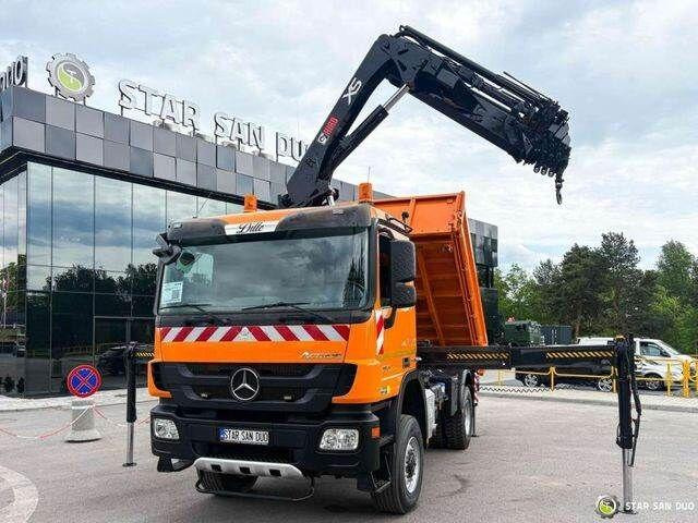 Mercedes-Benz Actros 1841 AK 4x4 Hiab 288E-7 Crane Kipper - Tippbil lastbil, Kranbil: bild 4 Mercedes-Benz Actros 1841 AK 4x4 Hiab 288E-7 Crane Kipper - Tippbil lastbil, Kranbil: bild 4