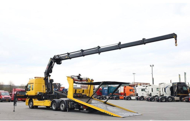 Mercedes-Benz Actros 2532 Vehicle transporter + crane Hiab 477EP-5 HiPro 6x2 - Biltransportbil lastbil: bild 4 Mercedes-Benz Actros 2532 Vehicle transporter + crane Hiab 477EP-5 HiPro 6x2 - Biltransportbil lastbil: bild 4