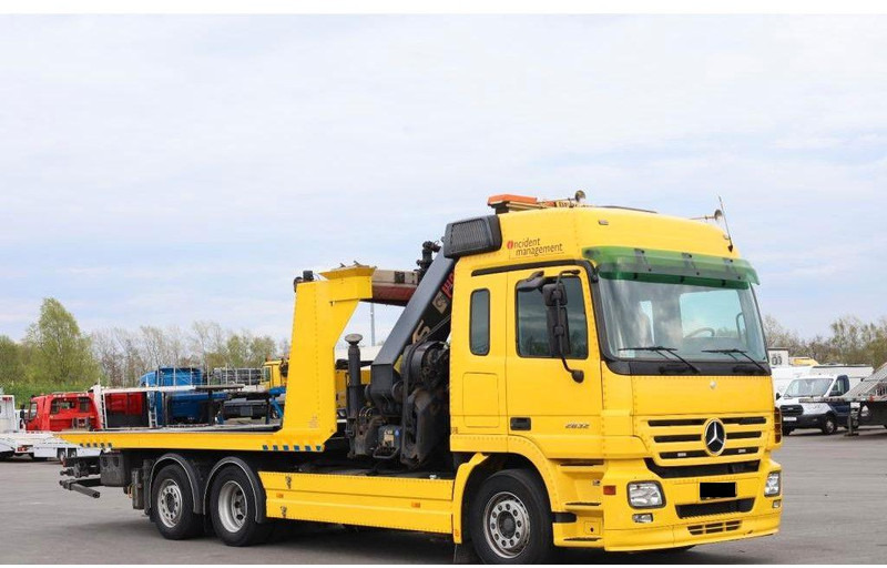 Mercedes-Benz Actros 2532 Vehicle transporter + crane Hiab 477EP-5 HiPro 6x2 - Biltransportbil lastbil: bild 3 Mercedes-Benz Actros 2532 Vehicle transporter + crane Hiab 477EP-5 HiPro 6x2 - Biltransportbil lastbil: bild 3