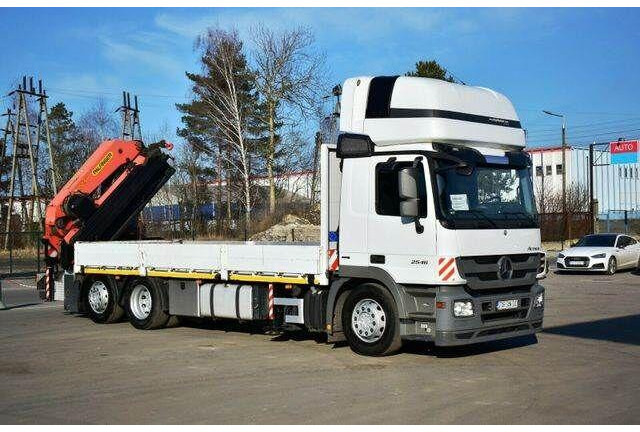 Mercedes-Benz Actros 2546 6x2 Palfinger PK 53002 Crane Kran - Flakbil, Kranbil: bild 2 Mercedes-Benz Actros 2546 6x2 Palfinger PK 53002 Crane Kran - Flakbil, Kranbil: bild 2